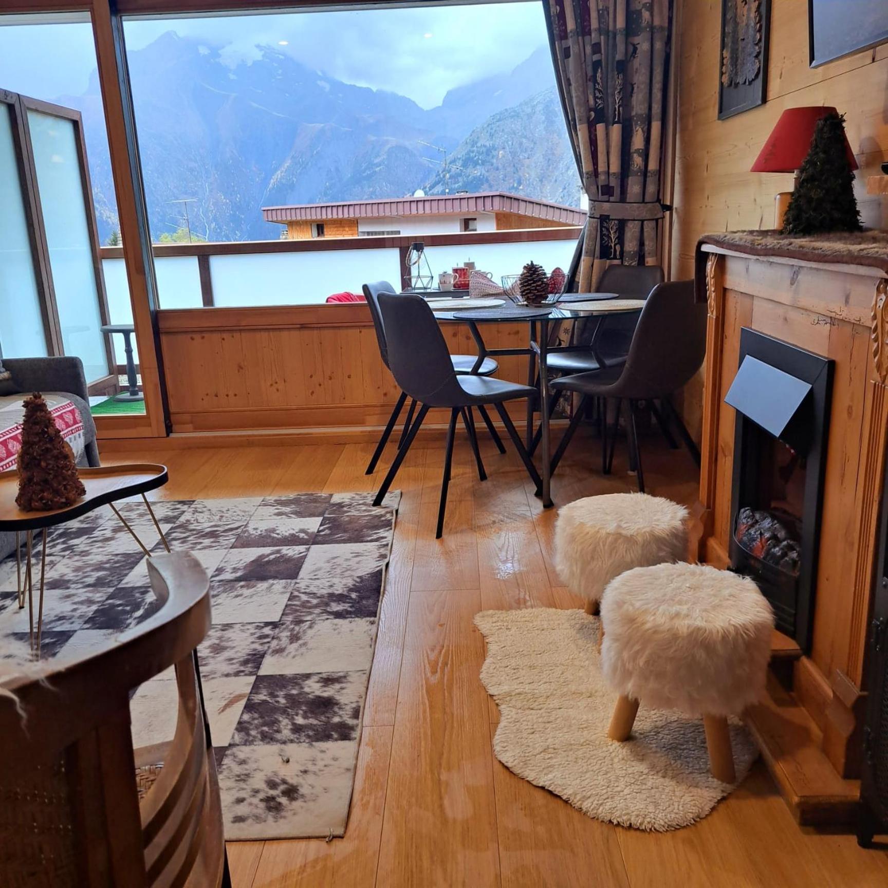Studio 2 Alpes Style Chalet Au Pied De Telesiege Du Diable Ле дез Альп Экстерьер фото